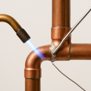 Газовая пайка мягкими припоями с флюсом