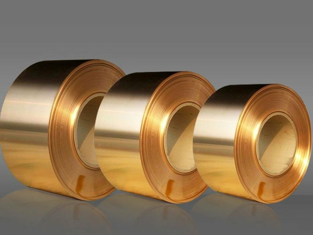 Бронзовая лента 0,6 мм БрА7 ГОСТ 1761-2016