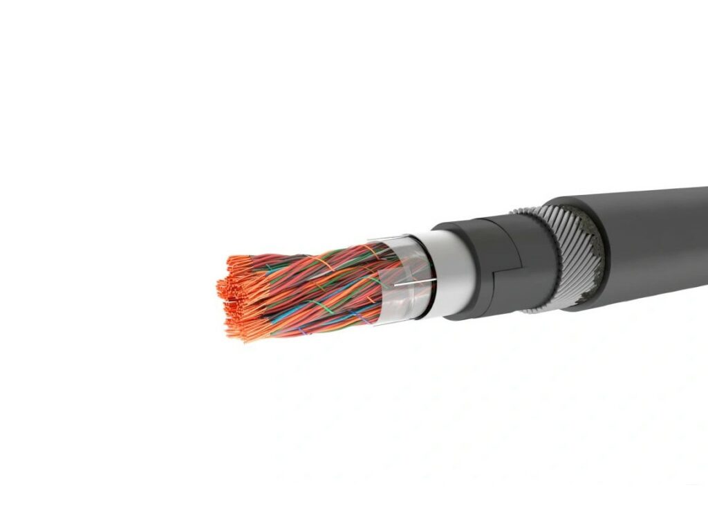 Кабель городской телефонный 200 кВ 25 2 мм2 медь КЦПп