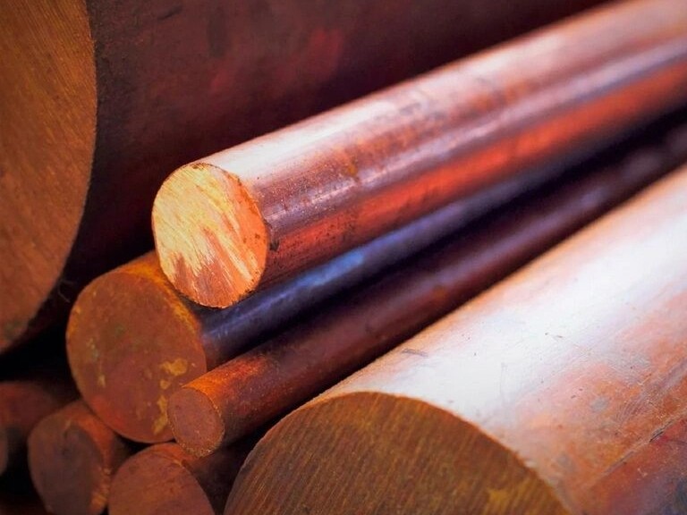 Медный пруток прессованный 110 мм М1 ГОСТ 1535-2016