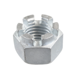 Шестигранные гайки прорезные