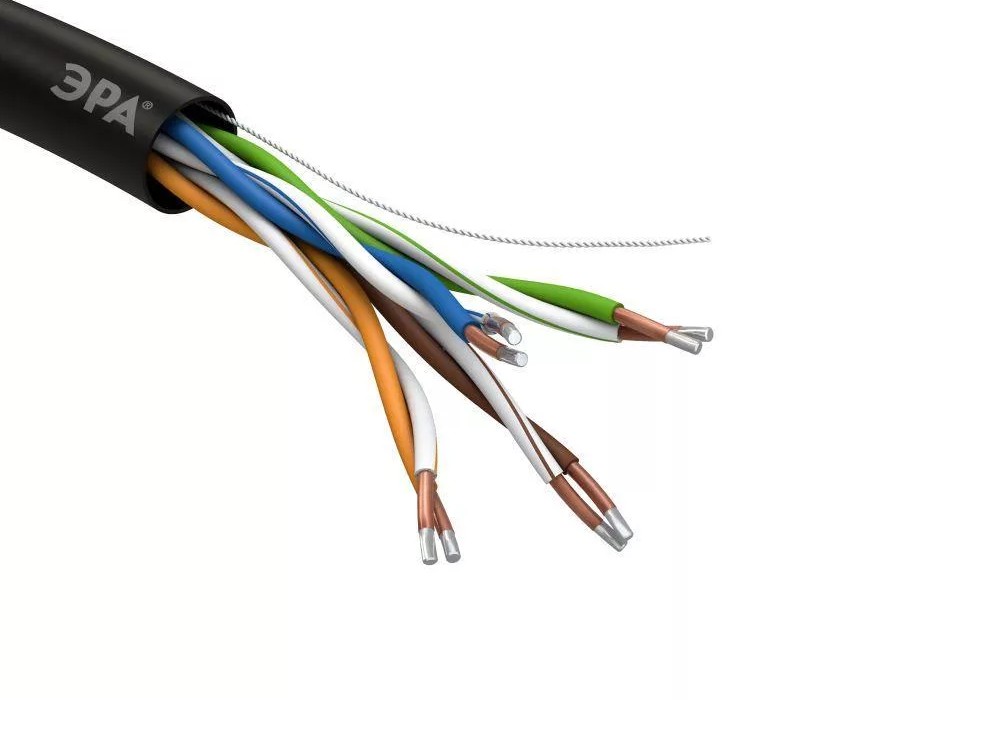 Витая пара UTP 5E 0,5 мм 2 Rexant